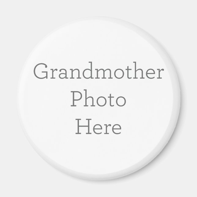 Estándar: 5,7 cm Circular Imán (Frente)