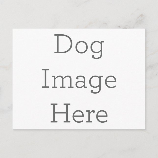 Regalo único de postal de perro (Anverso)