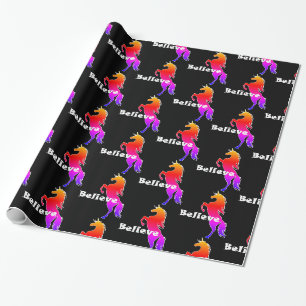 Regalo Unicorn Cree Designar - Papel de envolvimiento bri