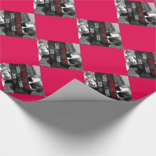 Regalo Usa Tu Propia Foto En Papel De Envoltura Rojo