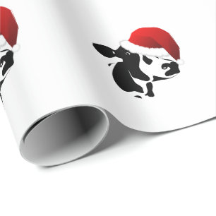 Regalo Vaca de Santa del papel de embalaje para el