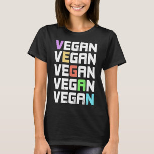 Regalo vegetariano de Guay de camiseta vegana retr