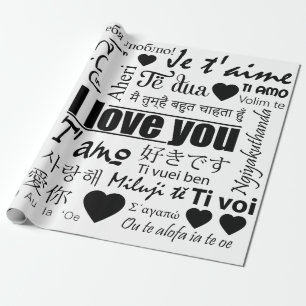 Regalo Veintidós maneras de decir te amo el papel de