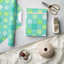 Vibrante Papel de envolvimiento del mosaico verde