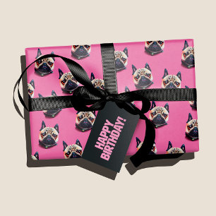Regalo Vida útil de la bomba - Papel de envoltura rosa