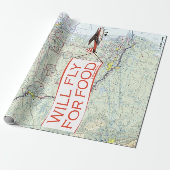 Regalo Volará por el papel de ajuste de alimentos (Desenrollado)