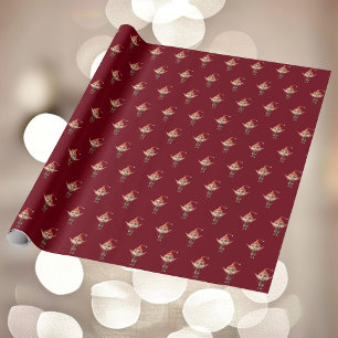 Regalo Waifish Chica Navidades Elf Papel De Envoltura