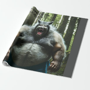 Regalo Werewolf Ate The Village papel de envoltura brilla