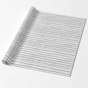 Regalo WhiteWoodSlats   Acondicionamiento de papel sin so
