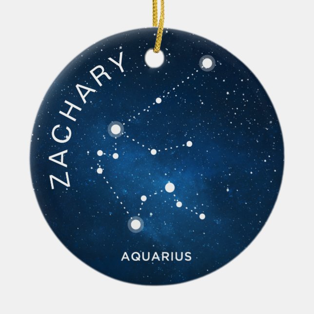 Regalo Zodiac del ornamento Zodiac personalizado (Frente)