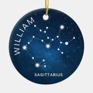Regalo Zodiac personalizado de Ornamento Sagittari