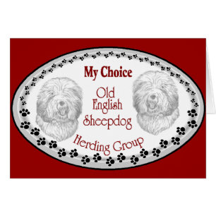 Regalos antiguos de Sheepdog ingleses