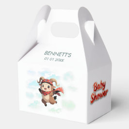 Regalos Caja con forma de frontón para Baby Shower de Cord