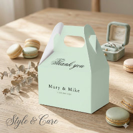 Regalos Caja de agradecimiento verde salvia para cualquier