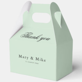 Regalos Caja de agradecimiento verde salvia para cualquier