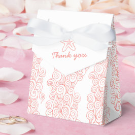 Regalos Caja de carpas para la boda blanca de coral