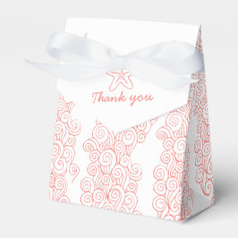 Regalos Caja de carpas para la boda blanca de coral