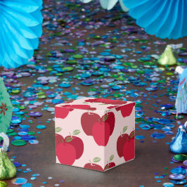 Regalos Caja de Favor Clásica del Patrón Apple para Regalo