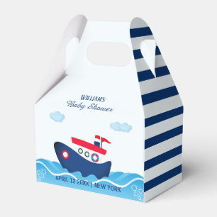 Regalos Caja de Favor de Baby Shower para barco de mariner