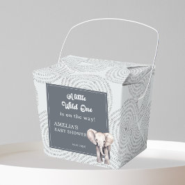 Regalos Caja de Favor de Baby Shower para Elefante Safari