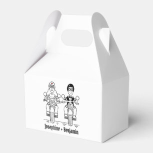 Regalos Caja de Favor de Boda Personalizada para Motocicli