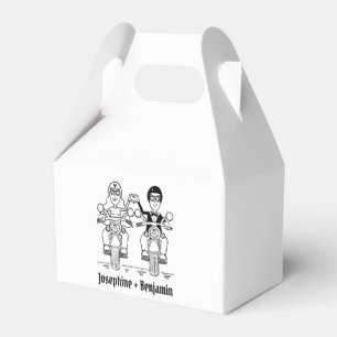 Regalos Caja de Favor de Boda Personalizada para Motocicli