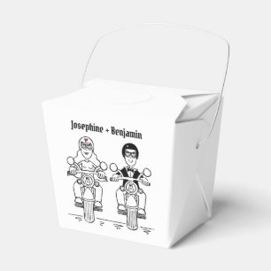 Regalos Caja de Favor de Boda Personalizada para Motocicli