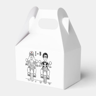 Regalos Caja de Favor de Boda Personalizada para Motocicli