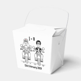 Regalos Caja de Favor de Boda Personalizada para Motocicli