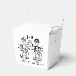 Regalos Caja de Favor de Boda Personalizada para Motocicli
