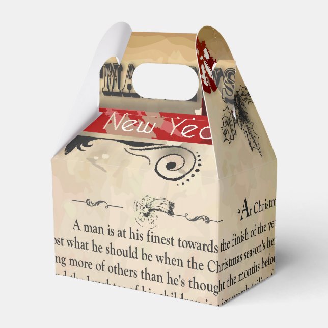 Regalos Caja de Favor de Noticias para navidades (Front Side)