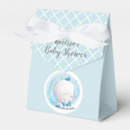 Regalos Caja de Favor del Elefante para Niños Bebés Azul y