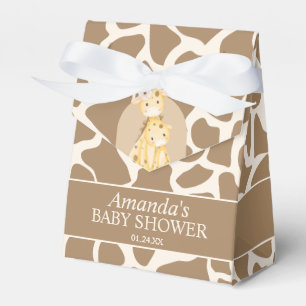 Regalos Caja de Favor para Baby Shower de Jirafa Neutral