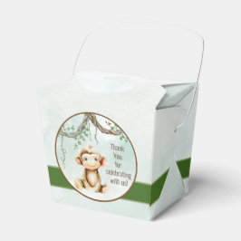 Regalos Caja de Favor para Baby Shower de Mono