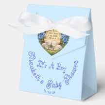 Caja de Favor para Baby Shower de Niño