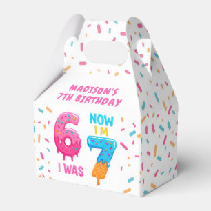 Regalos Caja de Favor para Cumpleaños 67 Helado Seis Siete