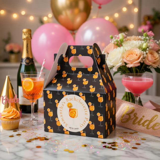 Regalos Caja de Favor para Despedida de Soltera con Aperol (Subido por el creador)