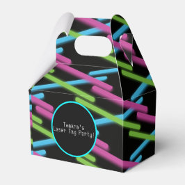 Regalos Caja de Favor para Fiesta de Glow de Laser Tag