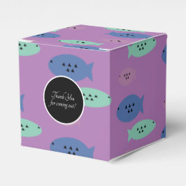 Regalos Caja de Favor para Fiesta de Peces del Océano