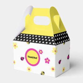 Regalos Caja de Favor para Fiesta de Pequeñas Mariquitas