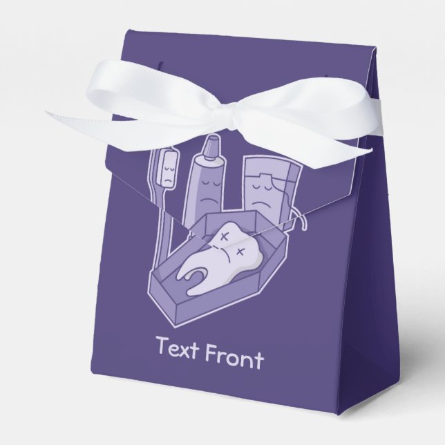 Regalos Caja de Favor para Funeral de Diente (Front Side)