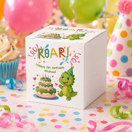 Regalos Caja de Favor Personalizada de Dinosaurio para Cum