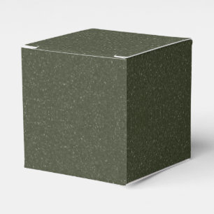 Regalos Caja de Favor Verde con Musgo Motas para Eventos -