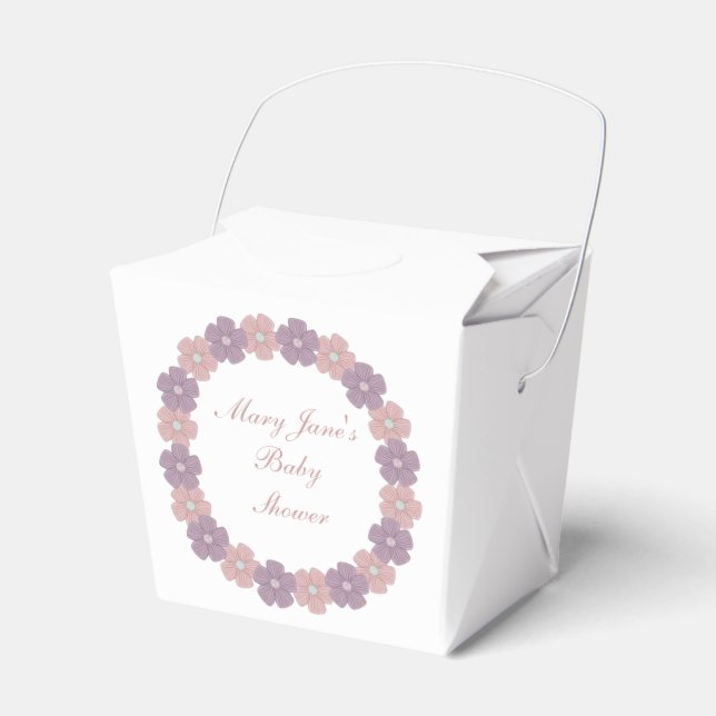 Regalos Caja de favores para baby shower (Front Side)