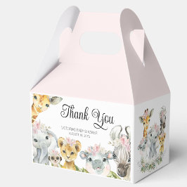 Regalos Caja de Favores para Baby Shower de Animales Dulce