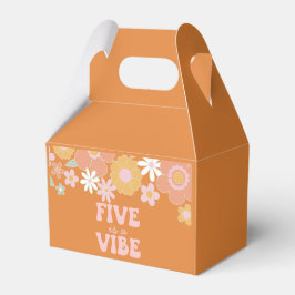 Regalos Caja de favores para cumpleaños número 5 con temát