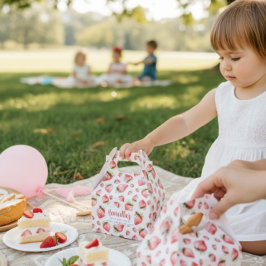 Regalos Caja de Favores para Primer Cumpleaños de Fresa Du