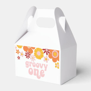 Regalos Caja de Favorito Groovy One Retro Floral para el 1