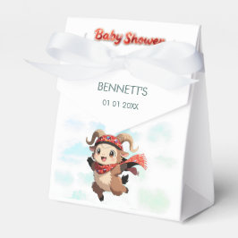 Regalos Caja de Favoritos de Cordero Adorable para Baby Sh
