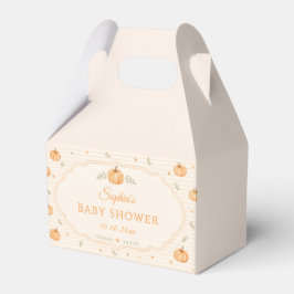 Regalos Caja de Favoritos para Baby Shower de Calabaza Ena